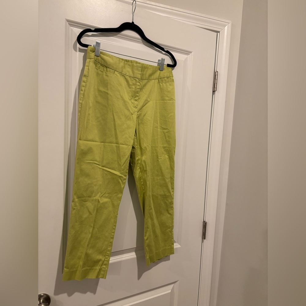 Lime vintage cigarette pants